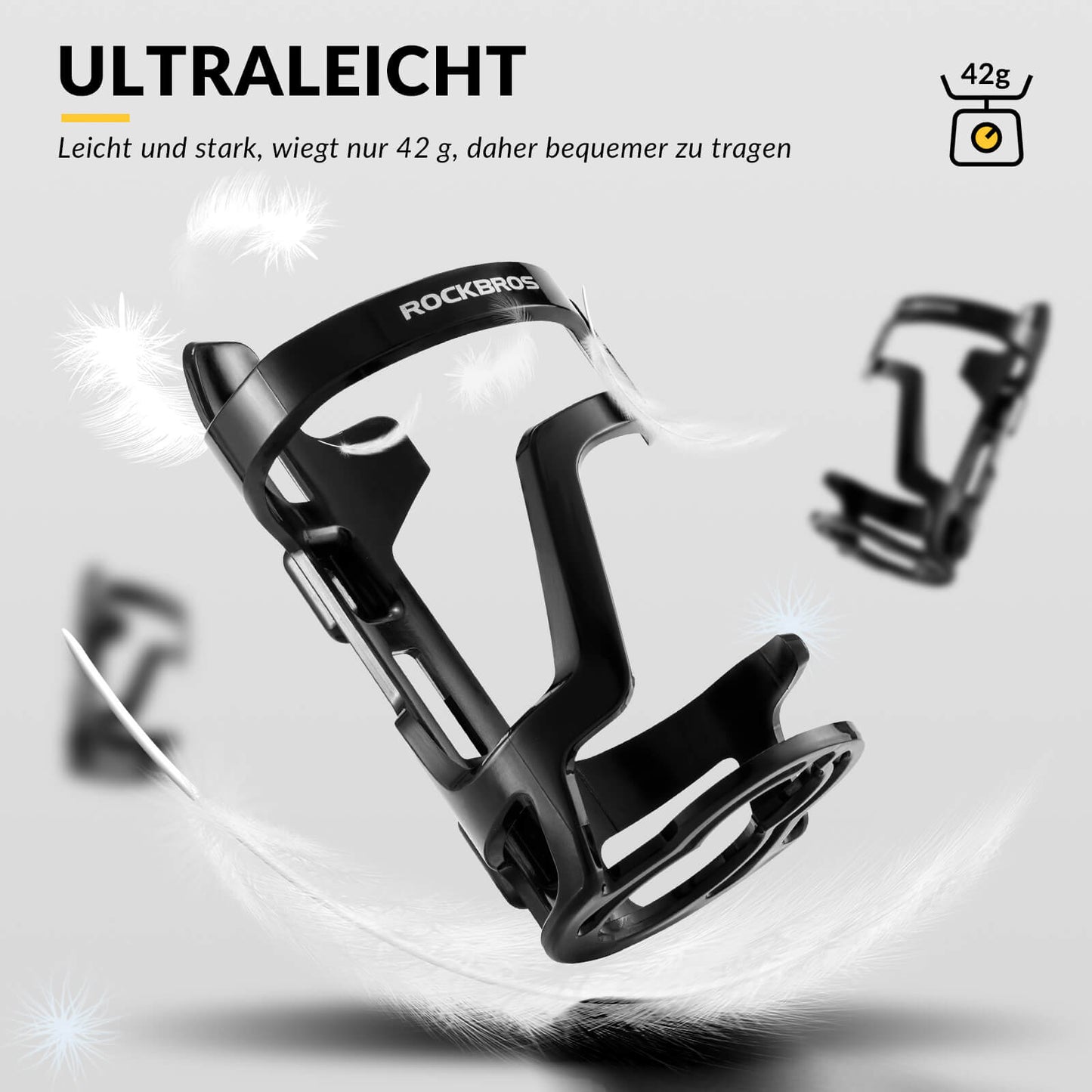 Portabotellas, accesorio para bicicleta, ligero, resistente, ROCKBROS