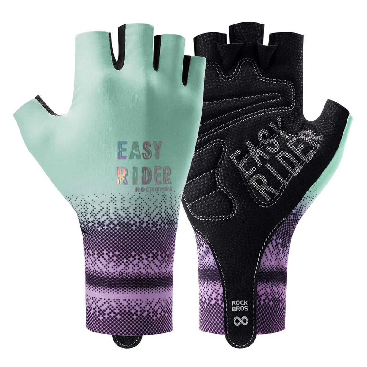 Guantes de bicicleta de medio dedo ROCKBROS Transpirables Antideslizantes Verano