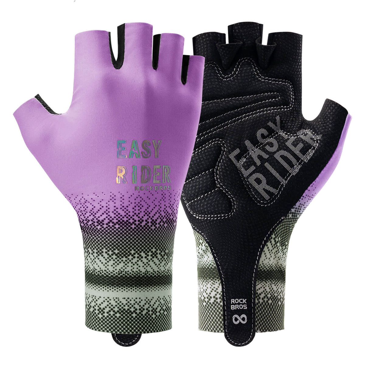 Guantes de bicicleta de medio dedo ROCKBROS Transpirables Antideslizantes Verano