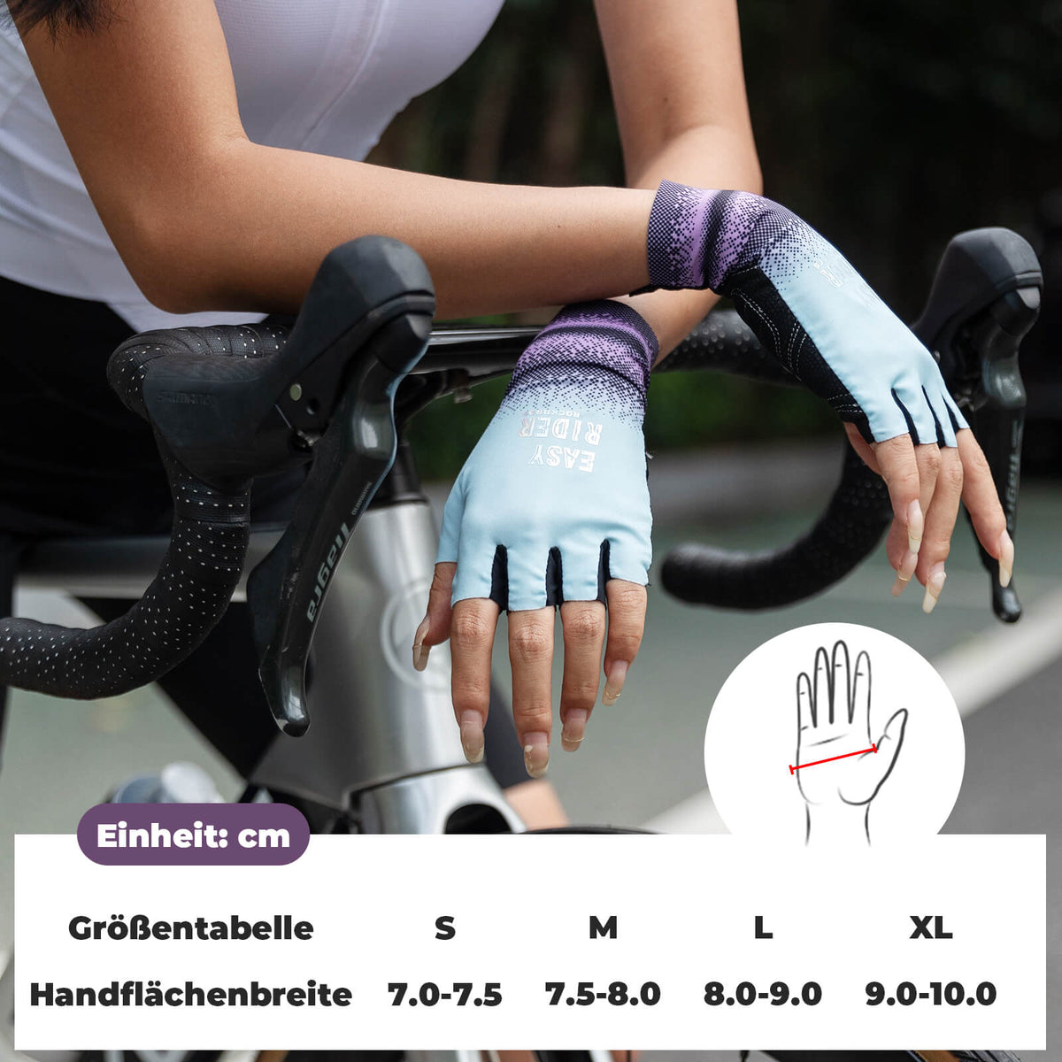 Guantes de bicicleta de medio dedo ROCKBROS Transpirables Antideslizantes Verano