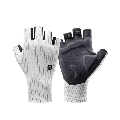 ROCKBROS Guantes de bicicleta de medio dedo Transpirables Amortiguación Verano S372