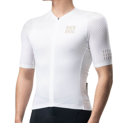 ROCKBROS Camiseta de ciclismo de alto rendimiento de manga corta para hombre Jersey para MTB y bici de carretera