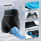 ROCKBROS Culote de ciclismo para hombre con almohadilla de asiento 4D Transpirable
