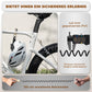 Candado de bicicleta multifuncional, candado de combinación para niños, candado para casco, ROCKBROS