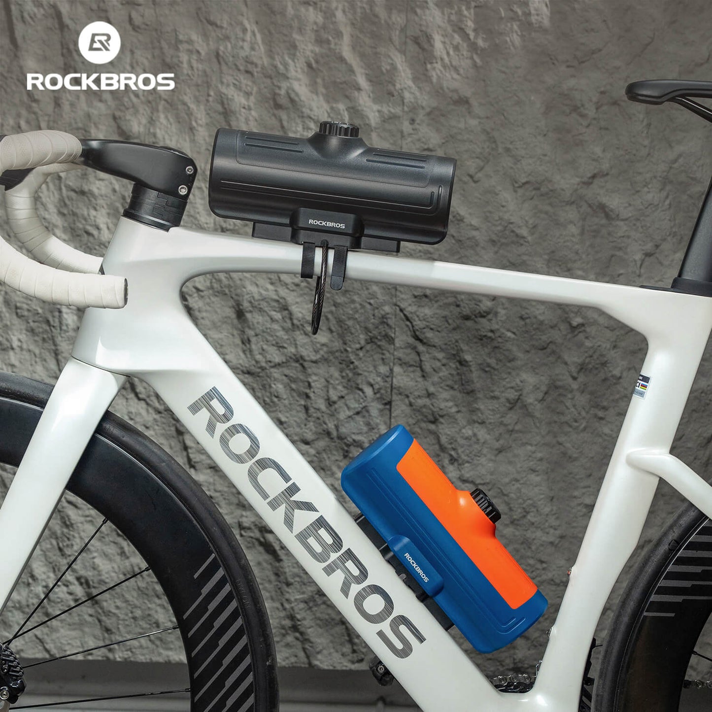 Caja para cuadro de bicicleta con cerradura, nunca se deforma, segura, resistente al agua ROCKBROS