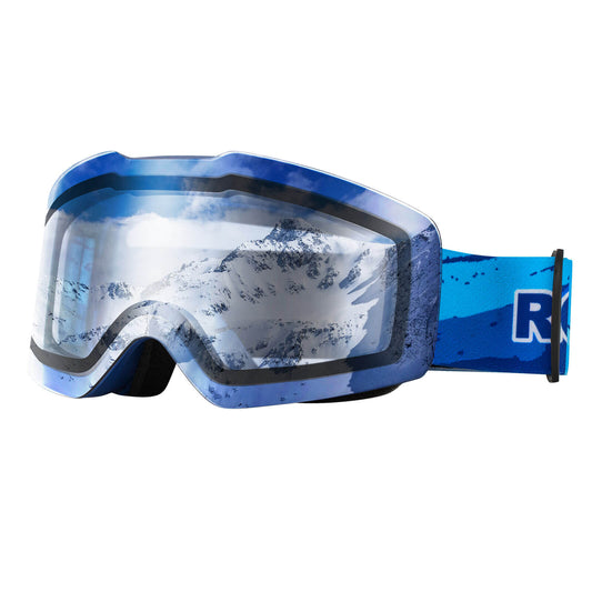 Gafas de esquí, gafas de nieve, polarizadas, gafas deportivas compatibles con casco, esquí, ROCKBROS
