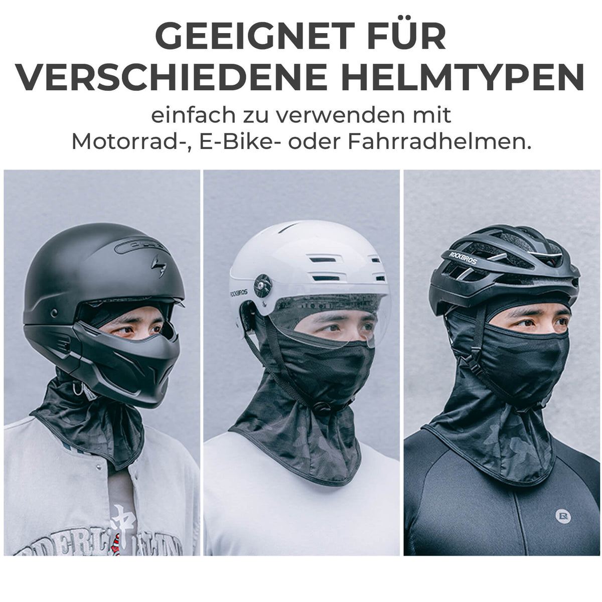 ROCKBROS Balaclava de Verano Pasamontañas Refrescante con Protección UV