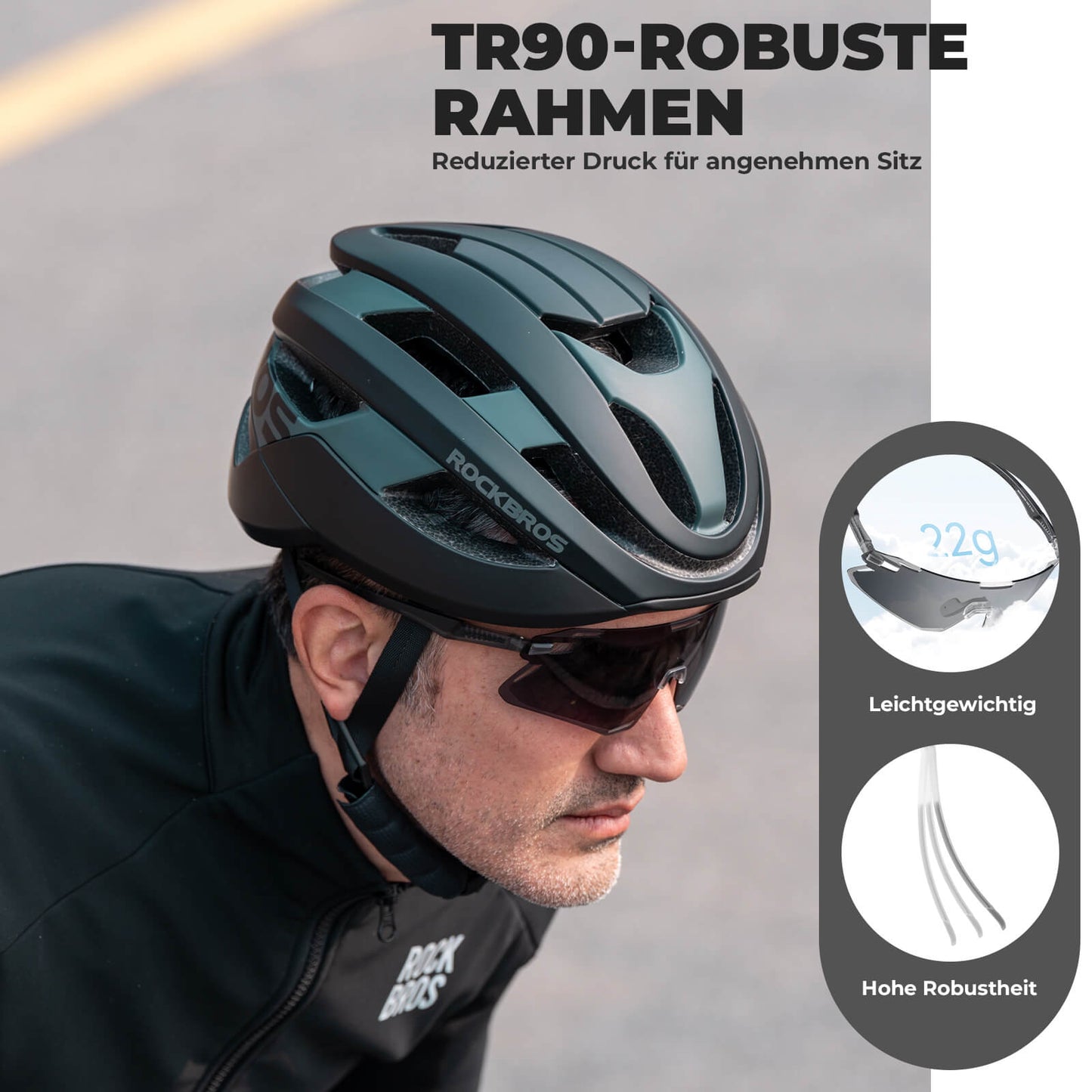 Gafas de sol, gafas de ciclismo a prueba de viento para deportes al aire libre, ROCKBROS