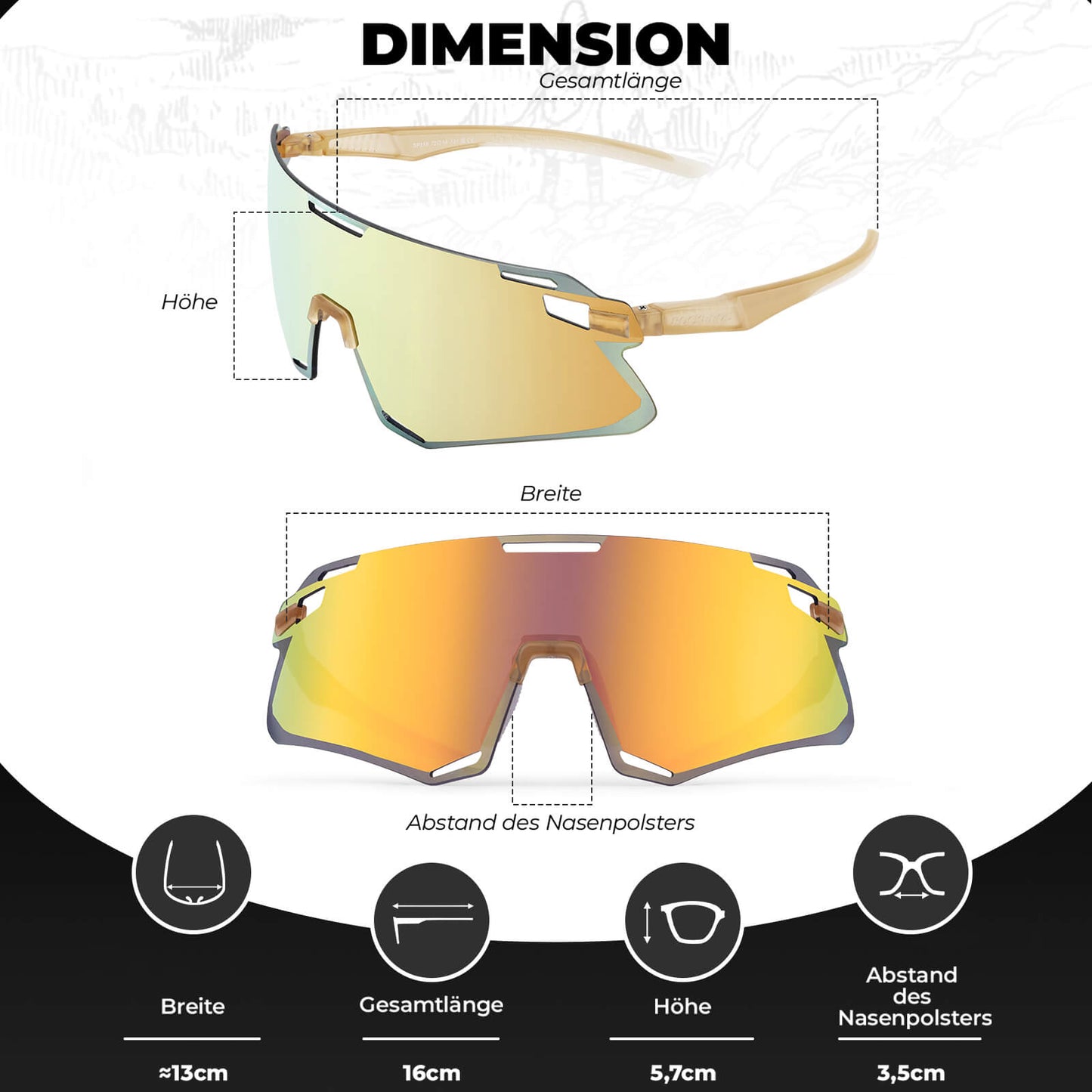 Gafas de sol, gafas de ciclismo a prueba de viento para deportes al aire libre, ROCKBROS