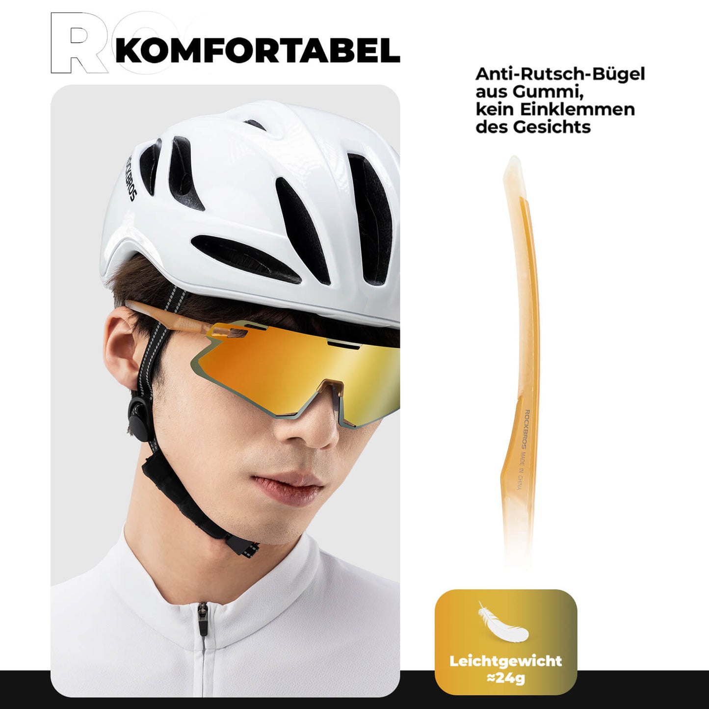Gafas de sol, gafas de ciclismo a prueba de viento para deportes al aire libre, ROCKBROS