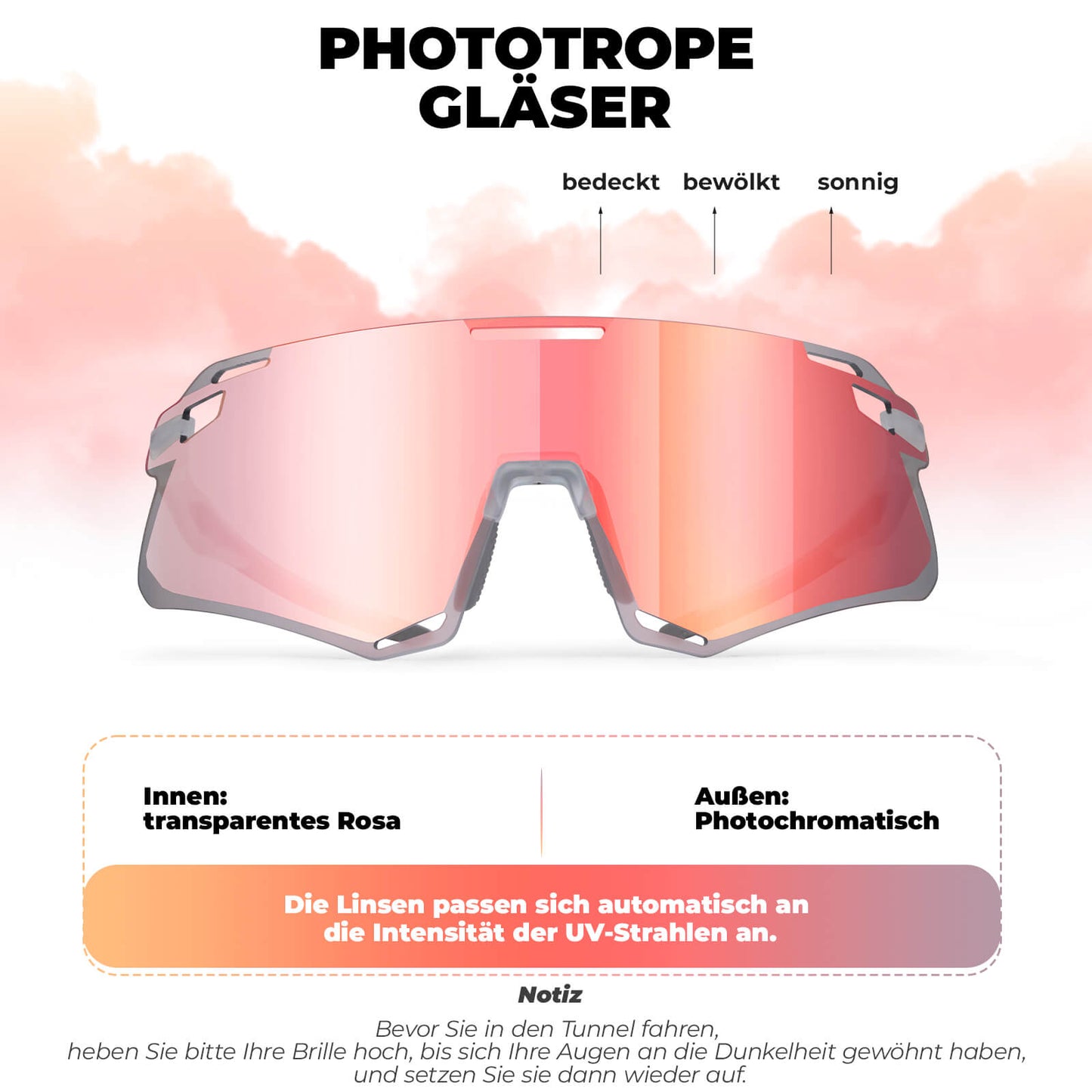 Gafas de sol, gafas de ciclismo a prueba de viento para deportes al aire libre, ROCKBROS