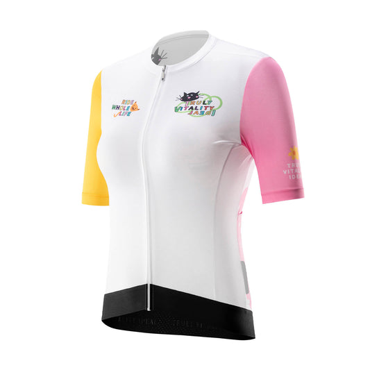 Maillot ciclista de manga corta TVI para mujer, ropa de ciclismo, secado rápido, ROCKBROS