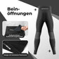 Pantalones térmicos de ciclismo de invierno, mallas de compresión de forro polar, 3 bolsillos, ROCKBROS