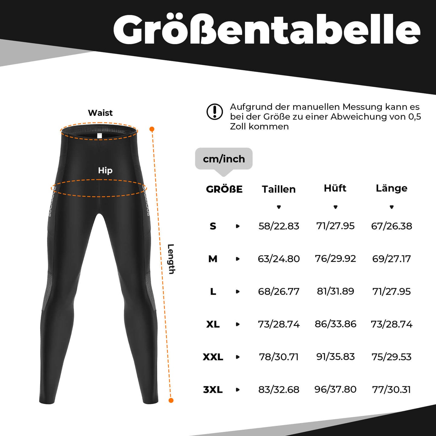 Pantalones térmicos de ciclismo de invierno, mallas de compresión de forro polar, 3 bolsillos, ROCKBROS