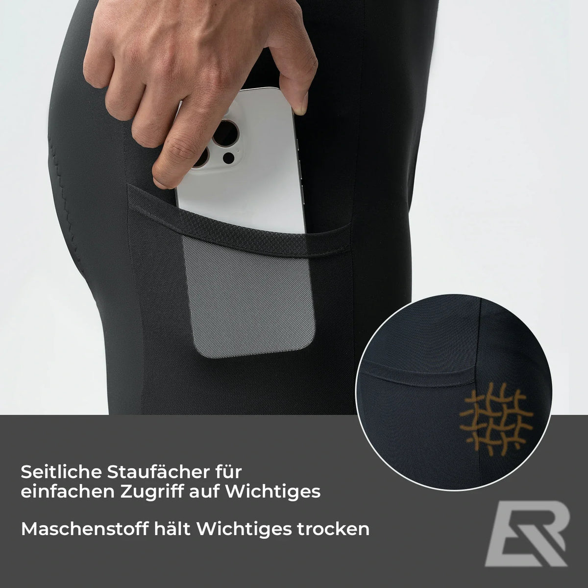 ROCKBROS Culotte de Ciclismo Hombre Acolchada, Pantalón Corto de Ciclismo, Bib Shorts con Tirantes, Culote con Tirantes Ciclismo