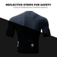 ROCKBROS Maillot de Ciclismo de Manga Corta para Hombre, Maillot Transpirable de Secado Rápido para Bicicleta de Carretera