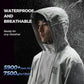 ROCKBROS Chaqueta de lluvia impermeable transpirable capote de lluvia abrigo de lluvia cortavientos