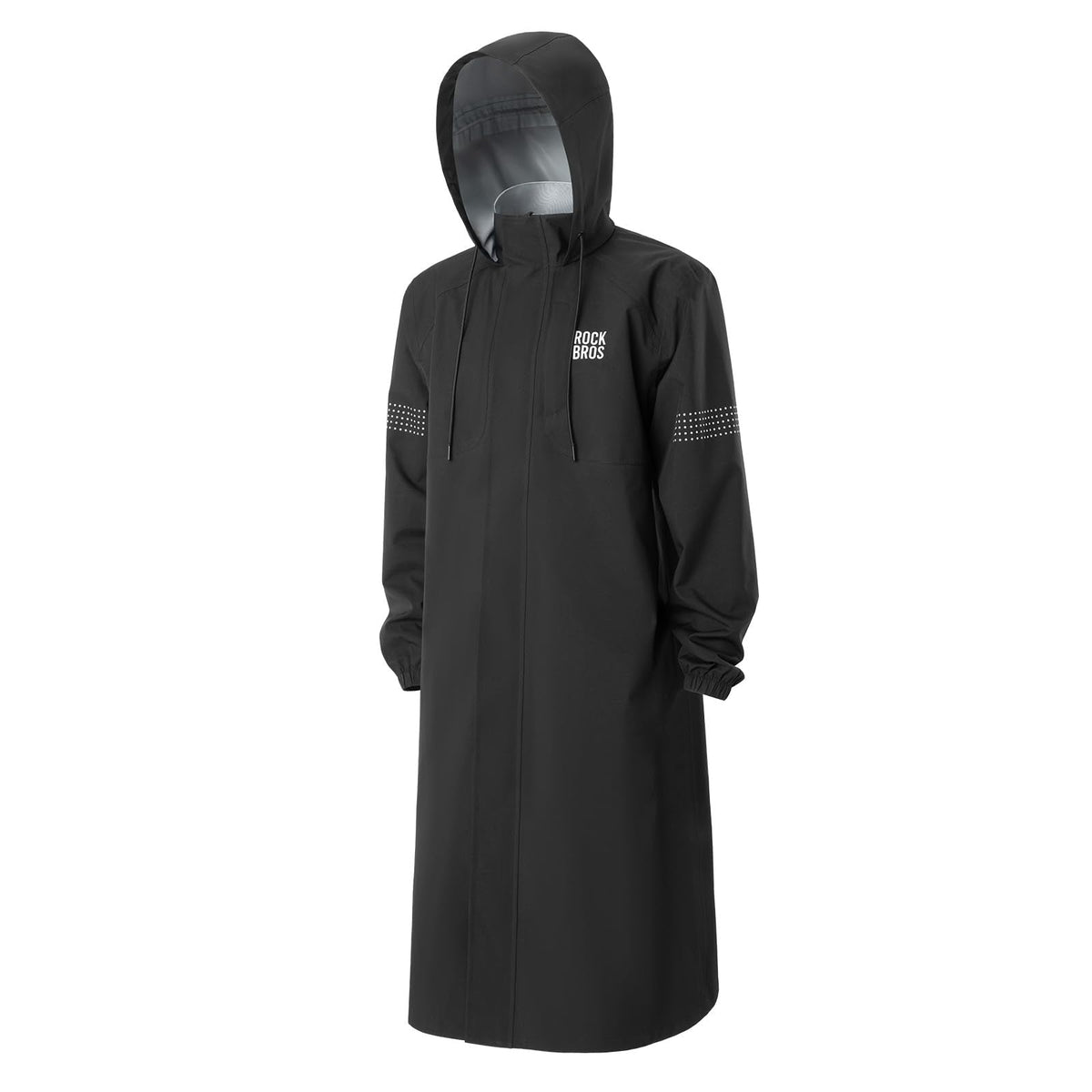 ROCKBROS Chaqueta de lluvia impermeable transpirable capote de lluvia abrigo de lluvia cortavientos