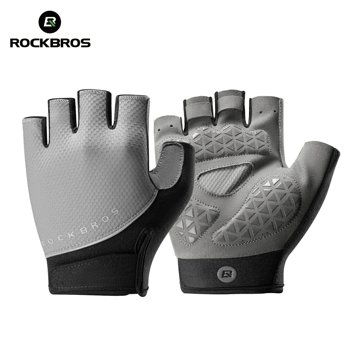 ROCKBROS S424 Guantes de bicicleta de media dedo