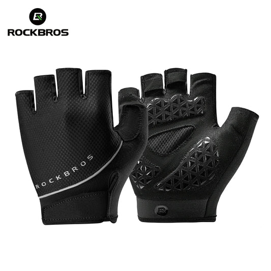 ROCKBROS S424 Guantes de bicicleta de media dedo