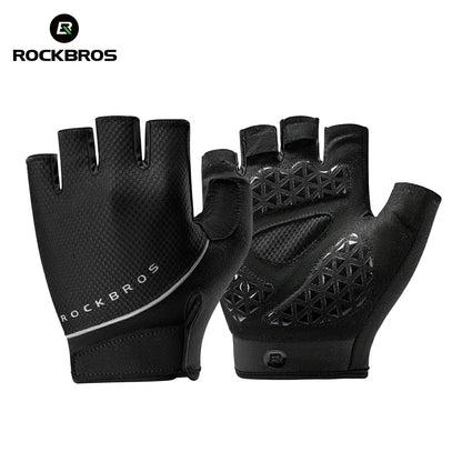 ROCKBROS S424 Guantes de bicicleta de media dedo