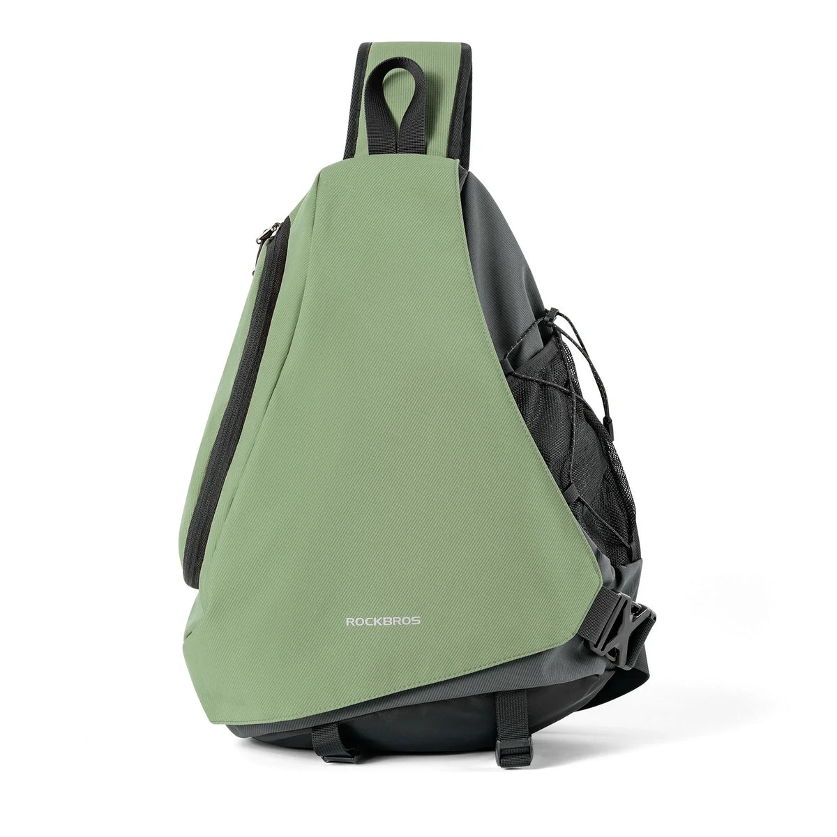 Bolsa de hombro ROCKBROS Grande, Mochila tipo bandolera con cierre magnético, Bolso cruzado