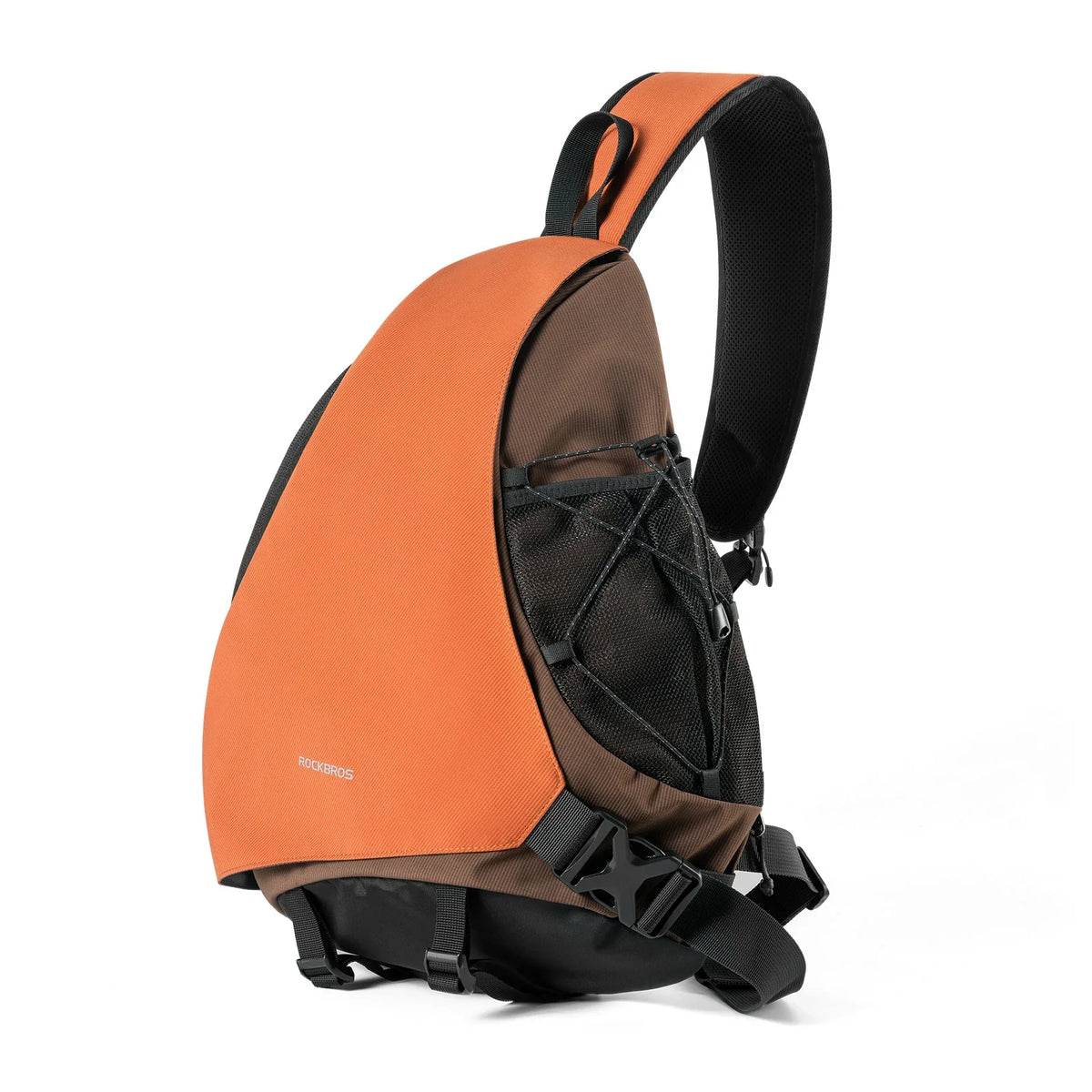 Bolsa de hombro ROCKBROS Grande, Mochila tipo bandolera con cierre magnético, Bolso cruzado