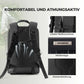 ROCKBROS Mochila Solar Solar Rucksack 20L con 10V 14W Flexible Desmontable
