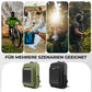 ROCKBROS Mochila Solar Solar Rucksack 20L con 10V 14W Flexible Desmontable
