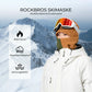 ROCKBROS Bufanda tubular de invierno de forro polar, braga térmica para el cuello, pañuelo multifunción cortaviento