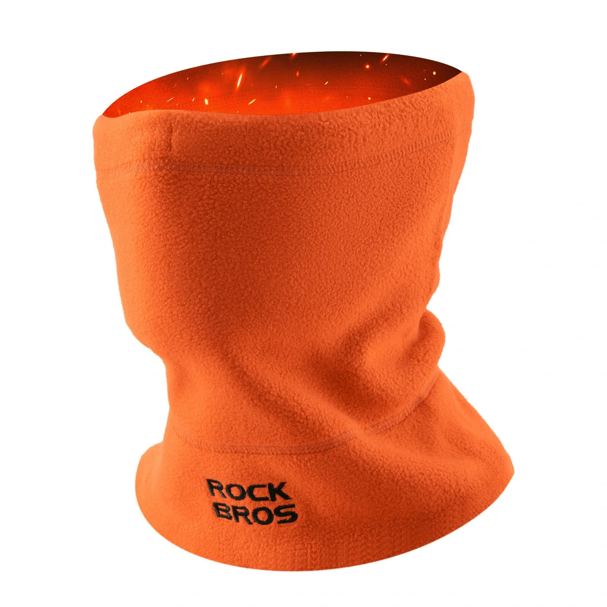 ROCKBROS Bufanda tubular de invierno de forro polar, braga térmica para el cuello, pañuelo multifunción cortaviento