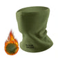 ROCKBROS Bufanda tubular de invierno de forro polar, braga térmica para el cuello, pañuelo multifunción cortaviento
