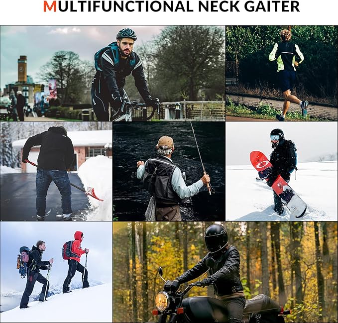 ROCKBROS Pasamontañas de invierno Máscara de esquí & Bufanda multifunción