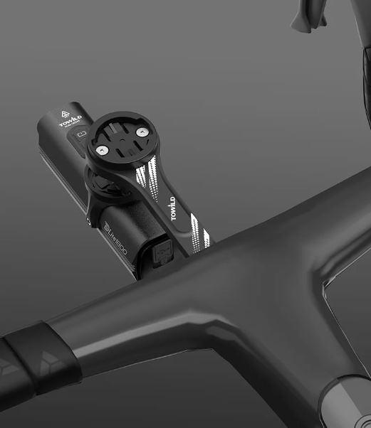TOWILD Soporte de extensión integrado para luz de bicicleta/Garmin/GPS