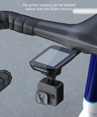 TOWILD Soporte de extensión integrado para luz de bicicleta/Garmin/GPS