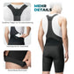 ROCKBROS Culote con Tirantes para Hombres de Bicicleta con Elástico 4D Ergonómico Acolchado