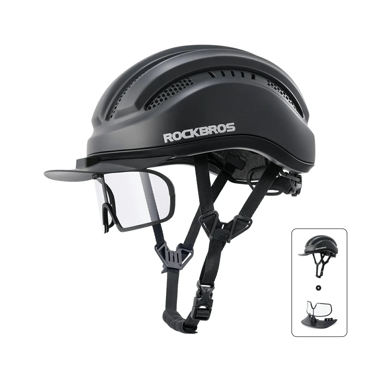 ROCKBROS Urbano Ciclismo Casco de Bicicleta Ligero