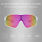 ROCKBROS Gafas de sol deportivas polarizadas para ciclistas (protección UV)