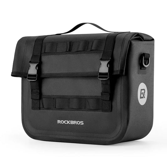 ROCKBROS bolsa de equipaje para bicicleta/moto 600D alforja 9-15L repelente al agua