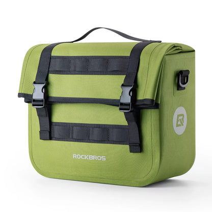 ROCKBROS bolsa de equipaje para bicicleta/moto 600D alforja 9-15L repelente al agua