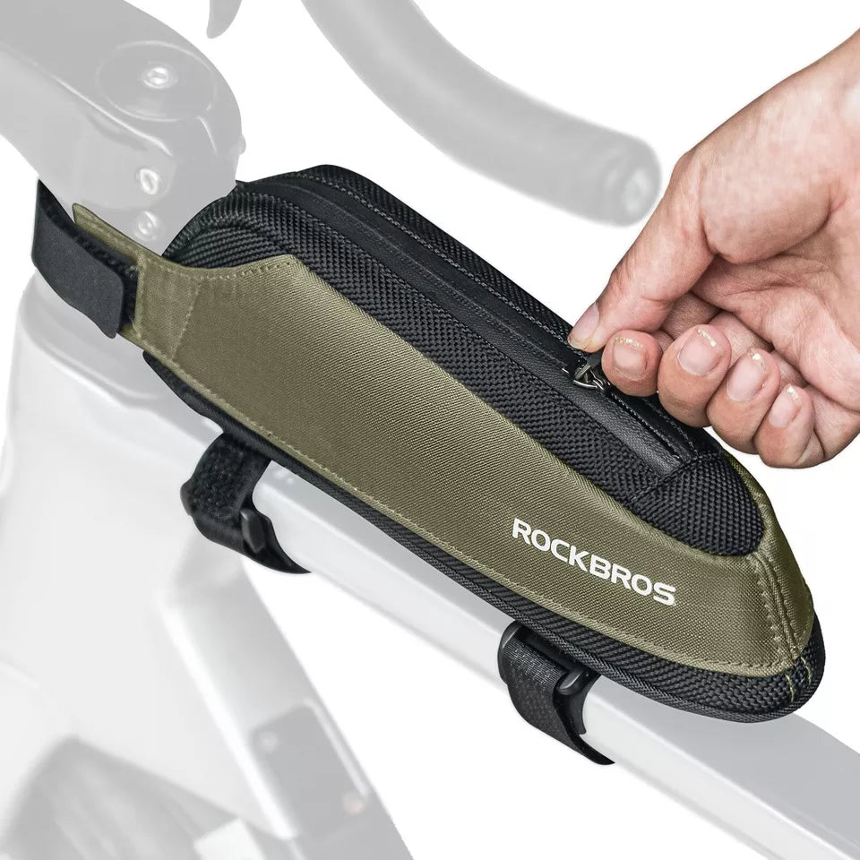 Bolsa de cuadro ROCKBROS, bolsa para tubo inferior, bolsa para bicicleta, bicicleta de carretera MTB