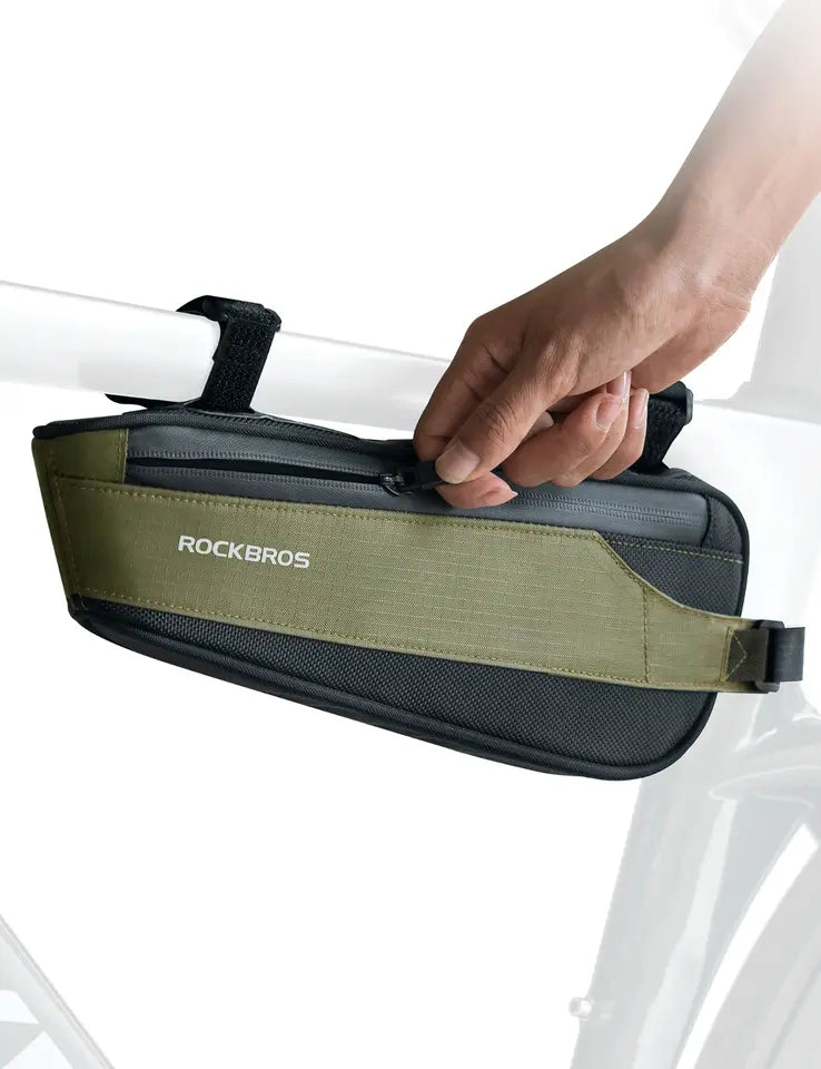 Bolsa de cuadro ROCKBROS, bolsa para tubo inferior, bolsa para bicicleta, bicicleta de carretera MTB