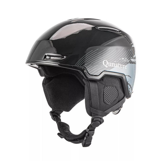 Qunature casco de snowboard/esquí con orejeras casco de snowboard para mujeres y hombres 54-61cm