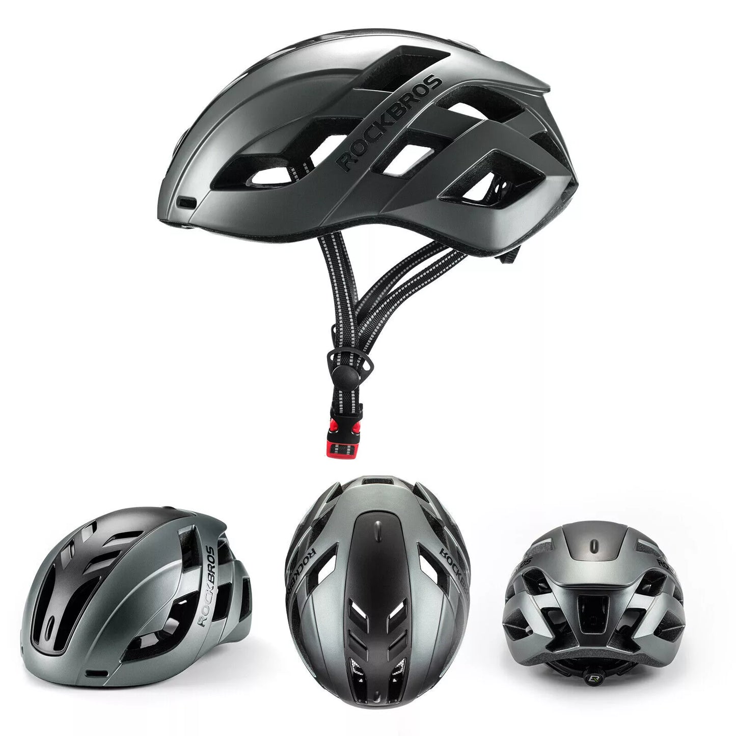 ROCKBROS casco de bicicleta casco de bicicleta con cubierta magnética extraíble casco MTB