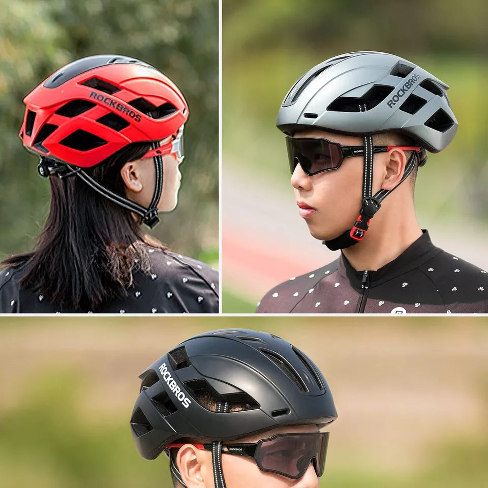 ROCKBROS casco de bicicleta casco de bicicleta con cubierta magnética extraíble casco MTB