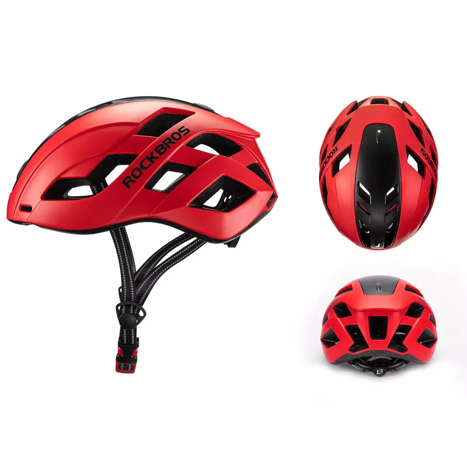 ROCKBROS casco de bicicleta casco de bicicleta con cubierta magnética extraíble casco MTB