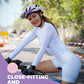 Camiseta de ciclismo ROCKBROS TVI ropa de bicicleta de manga larga transpirable para mujer