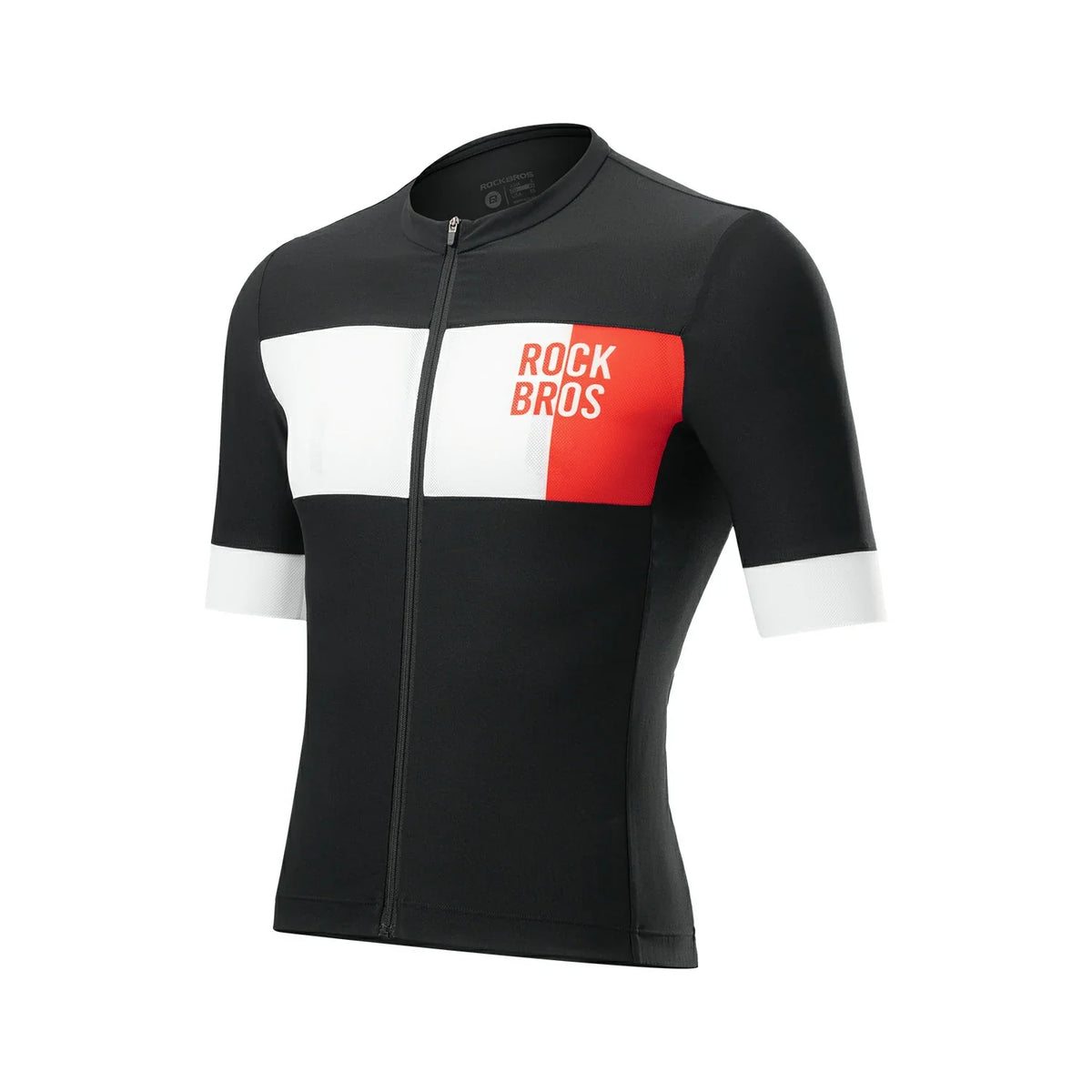 ROCKBROS Maillot de ciclismo para hombre de manga corta en diseño colorblock