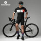 ROCKBROS Maillot de ciclismo para hombre de manga corta en diseño colorblock