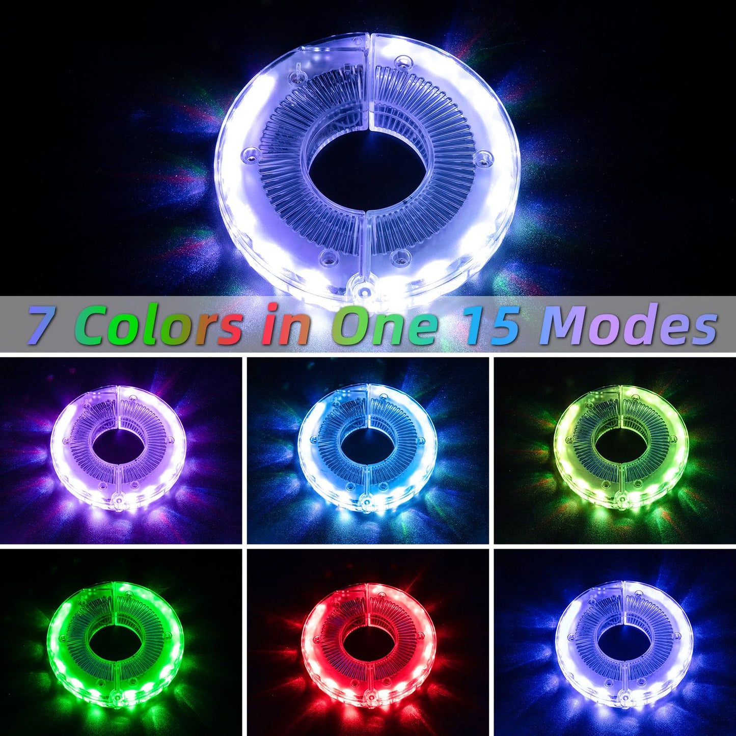 Luz LED para ruedas. No usar en la vía pública. ROCKBROS